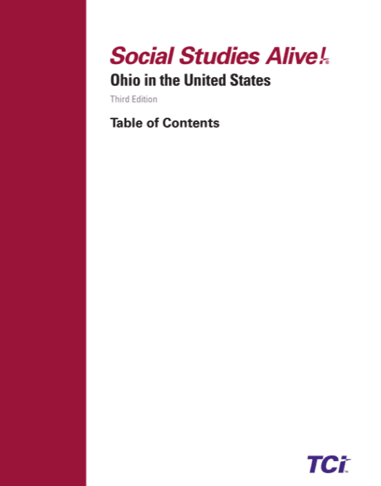 SSA! Ohio in the United States - Scope and Sequence
